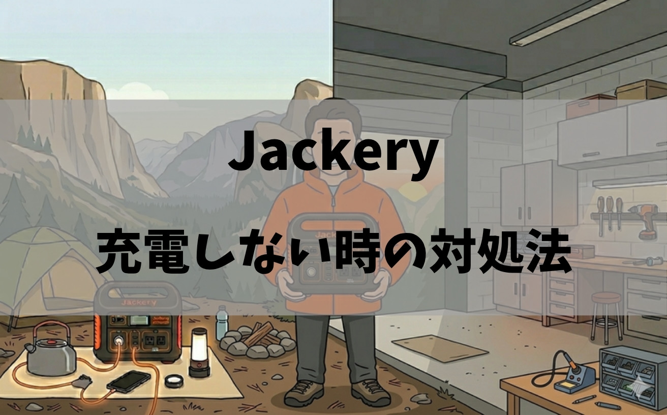 Jackeryが充電・起動しない時の対処法