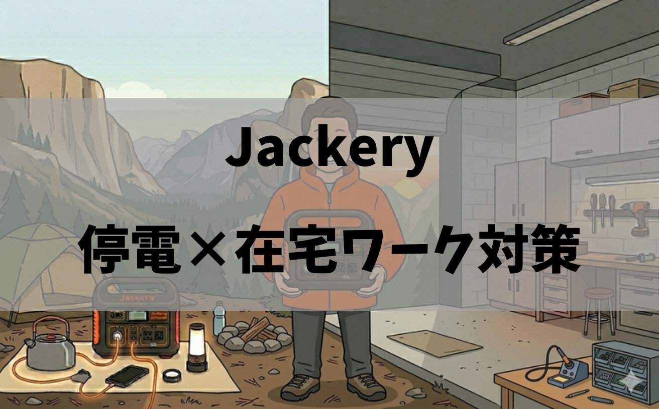 Jackery 停電×在宅ワーク対策