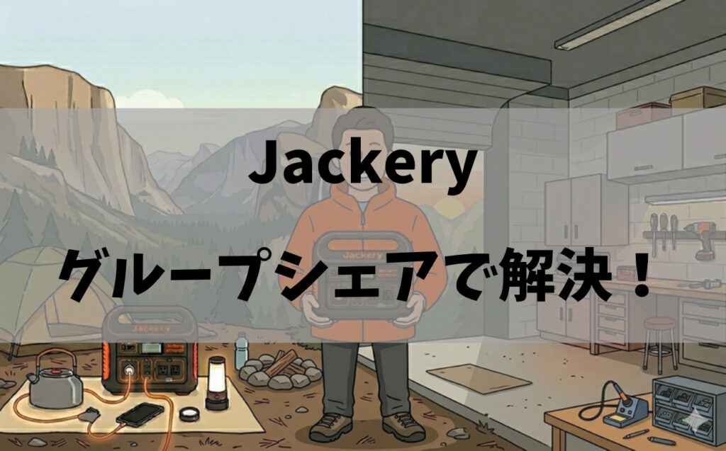 グループキャンプでJackeryポータブル電源を複数人でシェアして使う方法