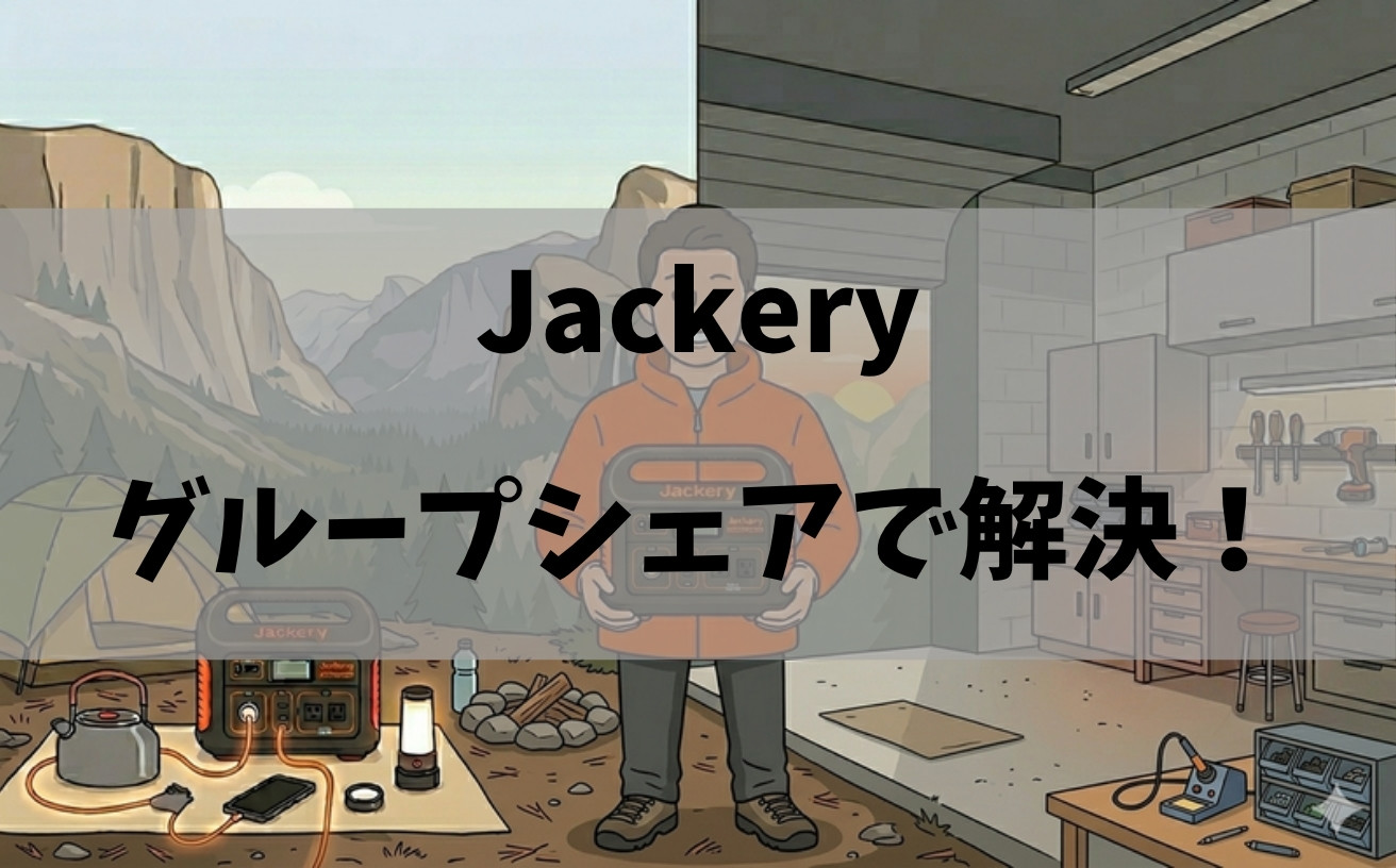 グループキャンプでJackeryポータブル電源を複数人でシェアして使う方法