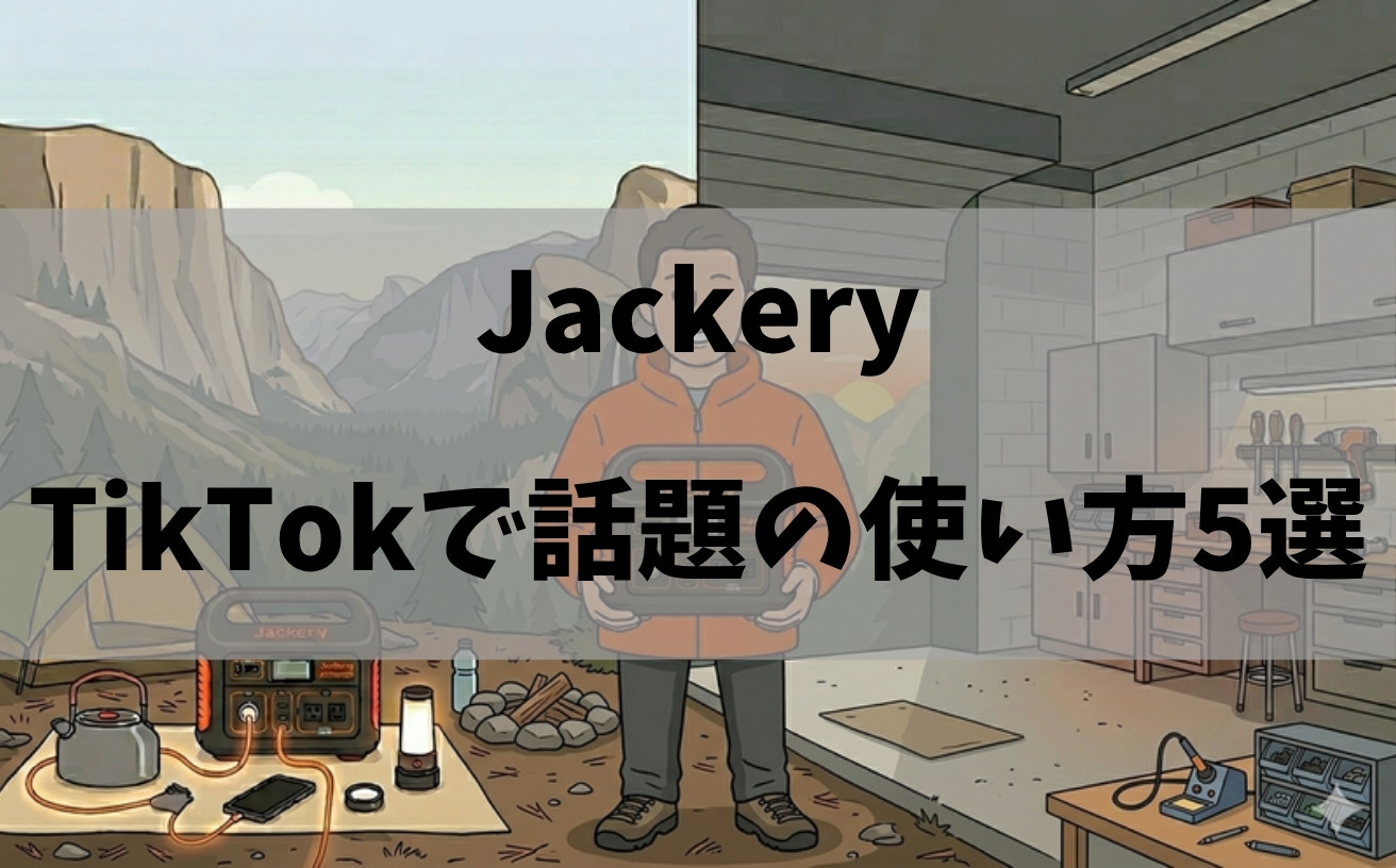 TikTokで話題のJackery活用術5選
